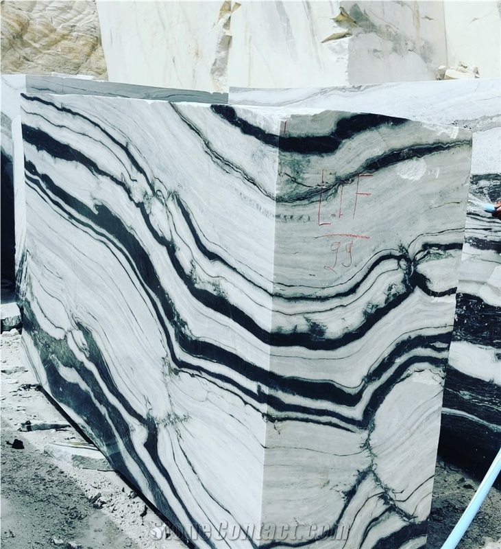 DarkOrchid Carrara Marble Slab